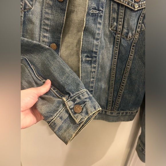 Levi’s Denim Trucker Jean Jacket Men’s Large Blue - Picture 7 of 11